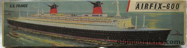 Airfix 1/600 SS France (Norway) Ocean Liner - Type Three Logo Issue, F602S plastic model kit